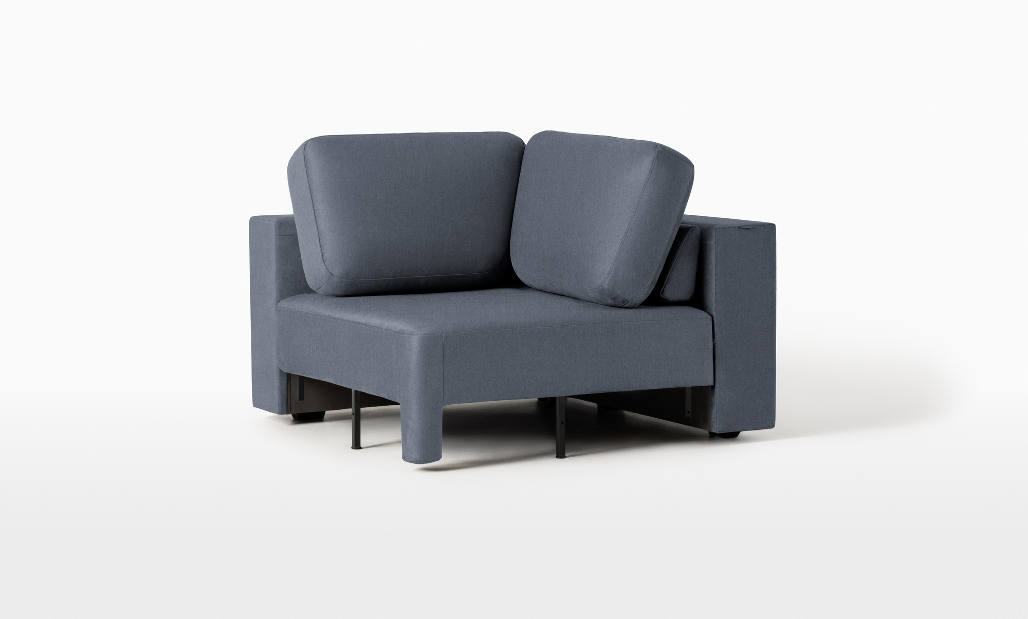 Секция угловая Twins, ткань Prime blue - купить в Озерце