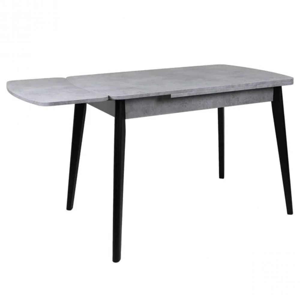 Стол СИЭТЛ 68х110 бетон/черное подстолье ТИП-НД - купить в Озерце