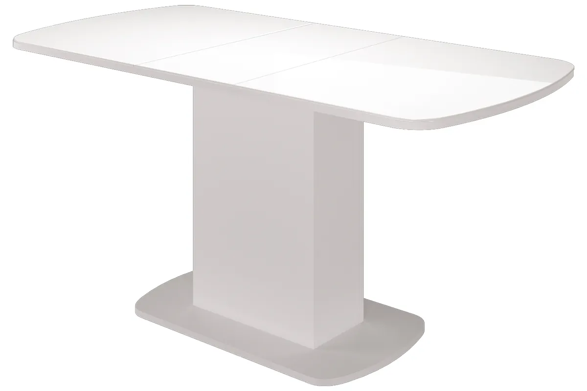 Стол обеденный раздвижной Соренто 2 (Белый Глянец) - купить в Озерце