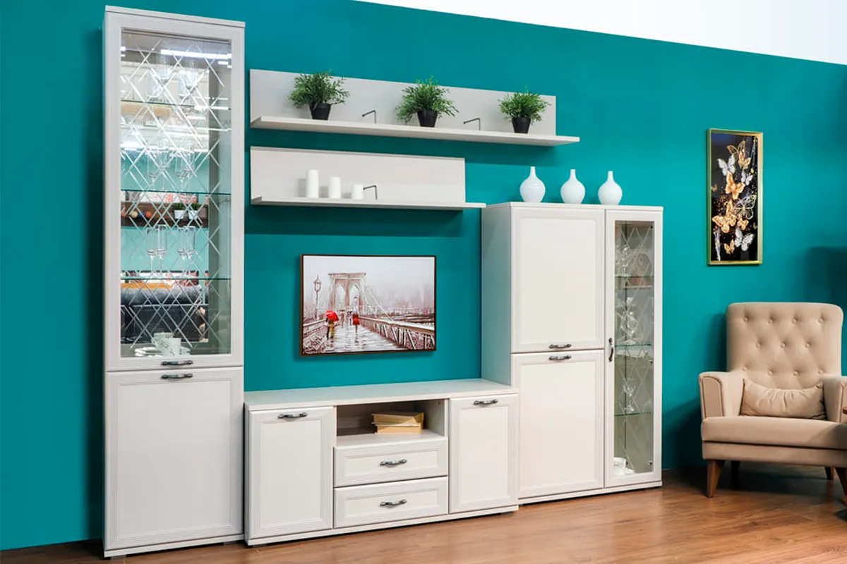 Тумба ТБ-1022 (Снежный Ясень) — Мебель-центр Озерцо