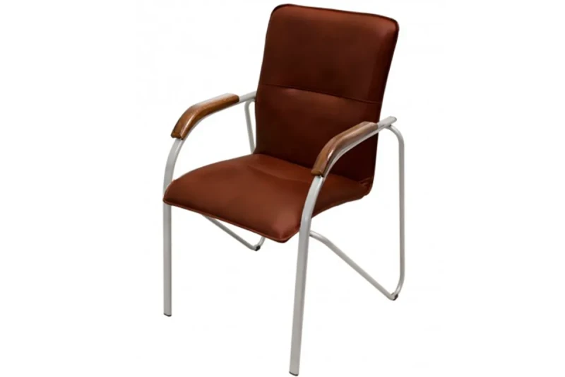 Стул Самба (Подл.орех/Каркас Бриллиант/Экотекс 3068) СРП-036 — Мебель-центр Озерцо