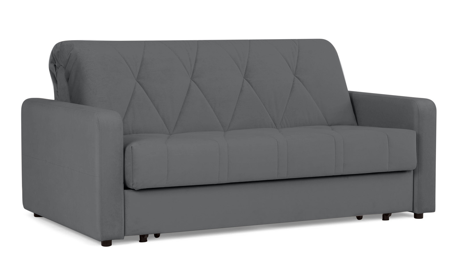 Диван - кровать Domo Pro стежка ромб, ткань Sky Velvet 16 180x216 — в мебель-центре Озерцо