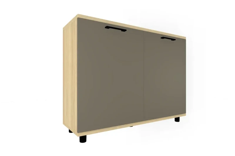 Тумба ТБ-5017-АС-ЛМ (Ясень Асахи/Латте Матовый) — Мебель-центр Озерцо