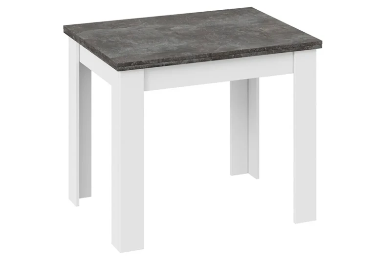 Стол раздвижной Промо тип 3 (Белый/Ателье темный) - купить в Озерце