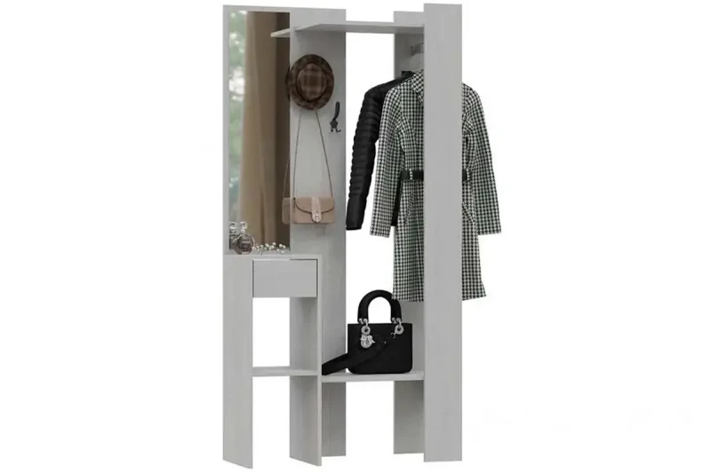 Прихожая Крит 2 (Анкор Белый) — Мебель-центр Озерцо