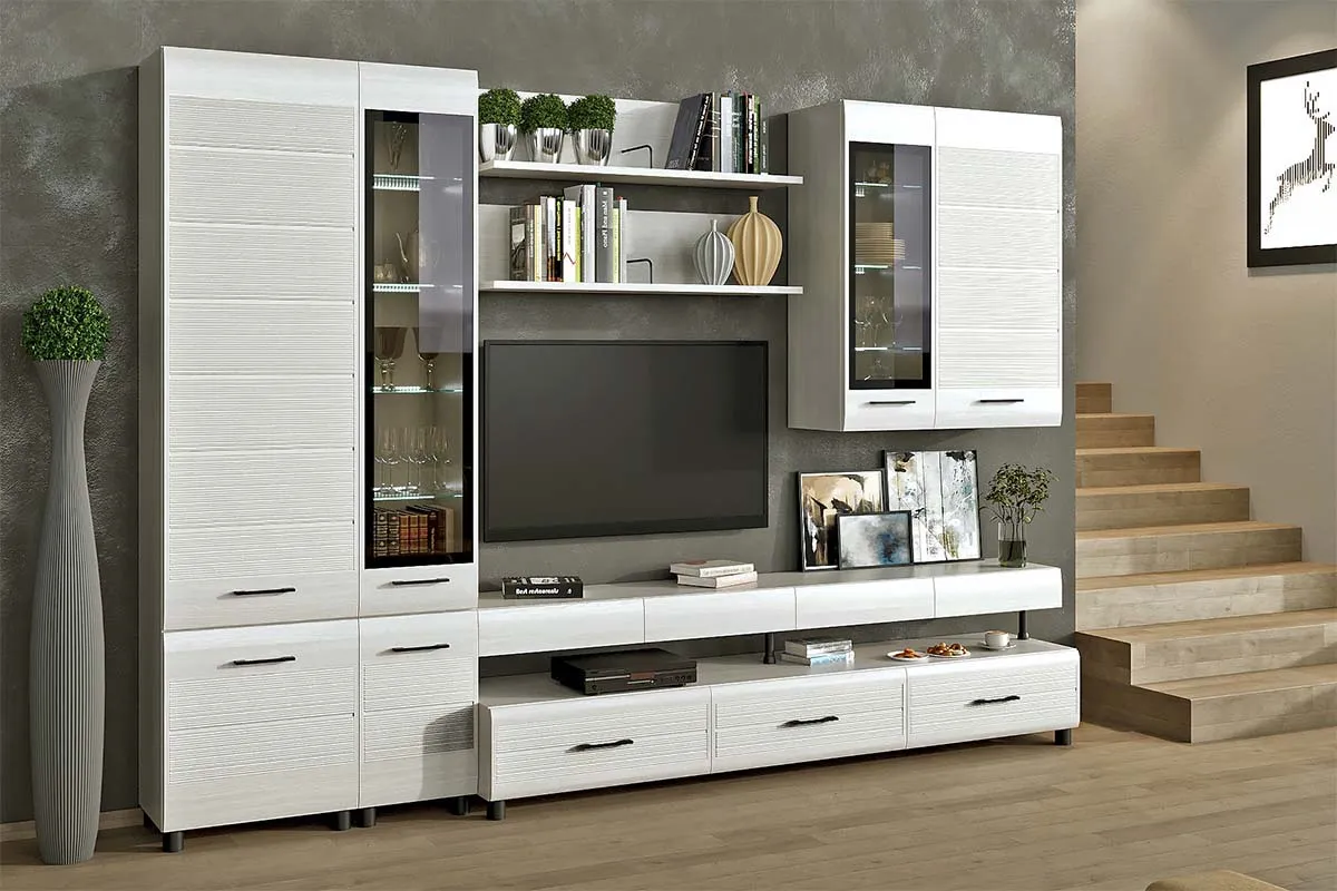 Тумба ТБ-2671 (Снежный Ясень) — Мебель-центр Озерцо