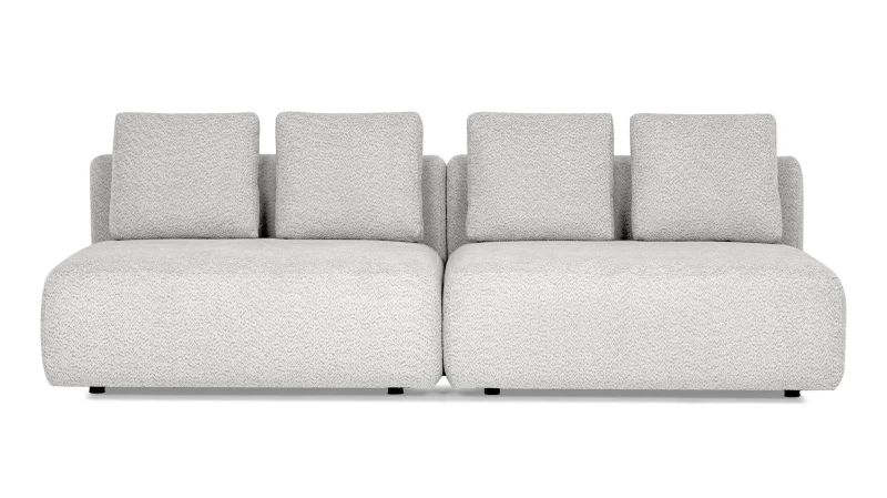 Диван модульный 2-секционный Molto 125+125 Тк. Soul 900 107x252 — купить в Озерце