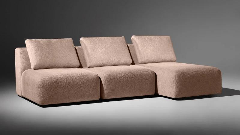 Диван модульный 3-секционный Molto 85+85+125 ткань Soul 292 147x259 — купить в Озерце