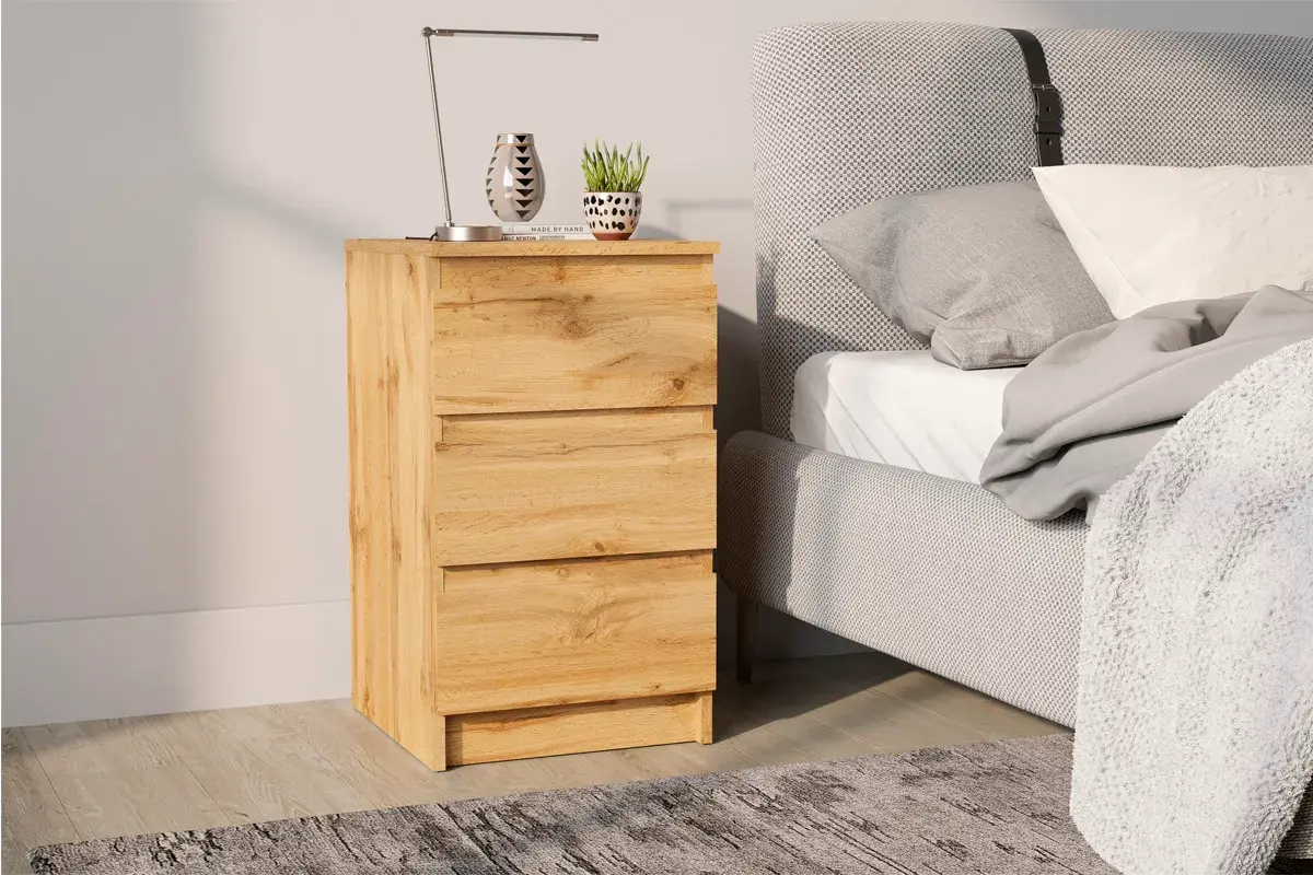 Тумба прикроватная Stern Т-9 (3Я) (Дуб Вотан) 72677832 — Мебель-центр Озерцо