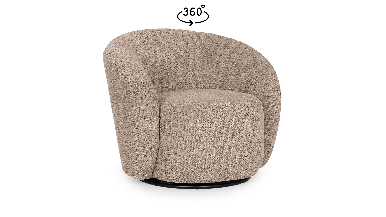 Кресло поворотное Nuage, ткань Soul 292 86x90 — купить в Озерце