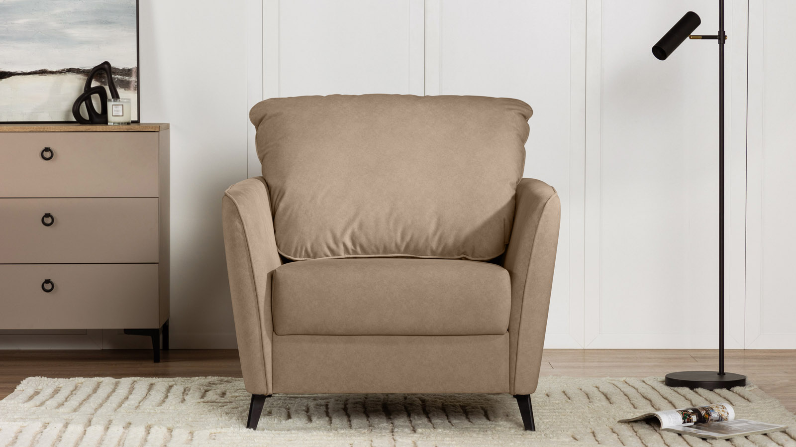Кресло Laguna, Тк. Galaktika beige 87x92.5 — купить в Озерце