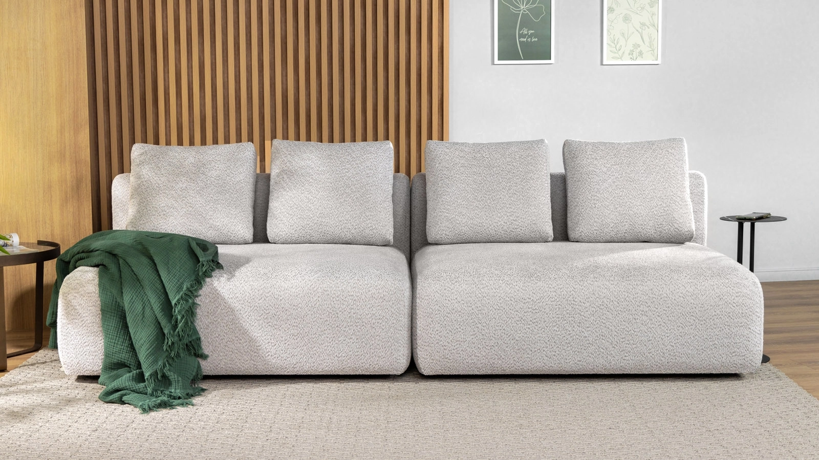 Диван модульный 2-секционный Molto 125+125 Тк. Soul 900 107x252 — купить в Озерце