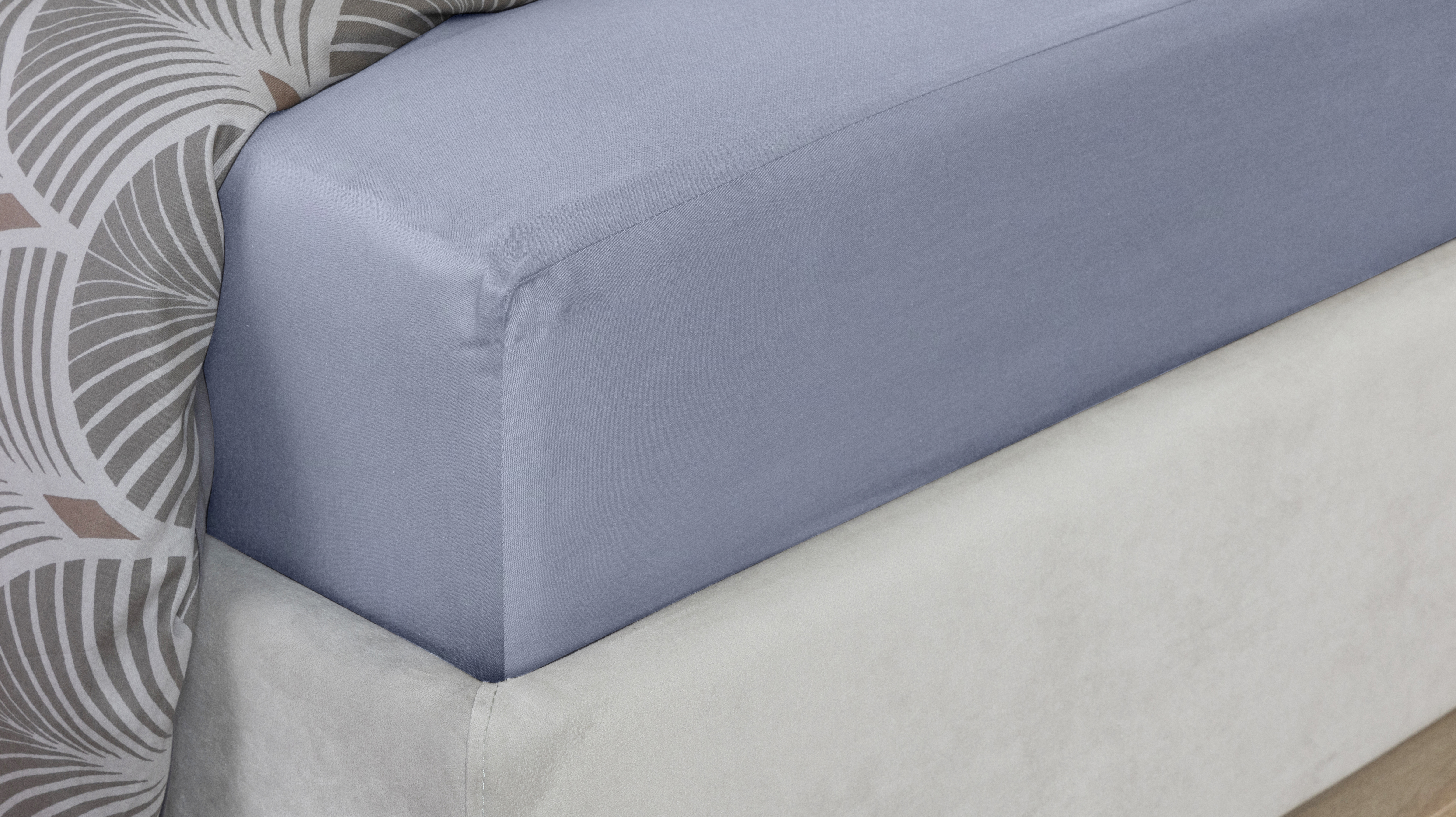 Простынь Home Line, цвет: Деним 160x200 в мебель-центре Озерцо