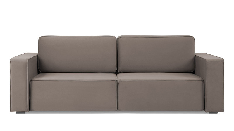 Диван Ralf двухместный, с подлокотниками Sky Velvet 17 с коробом для белья 122x246 — купить в Озерце