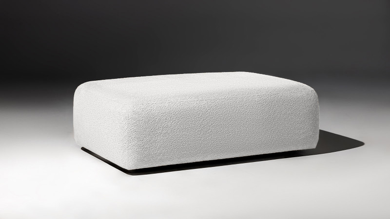 Модуль -пуф Molto, 125+85, ткань Soul 900 85x125 - купить в Озерце