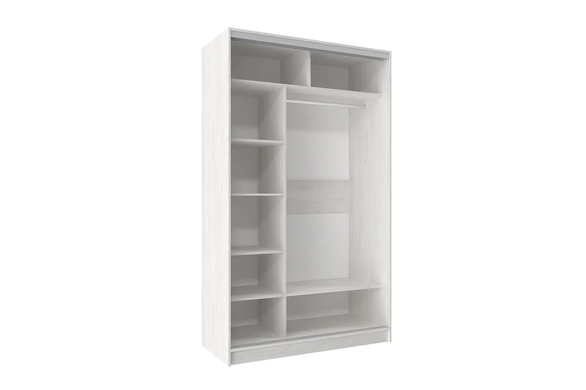 Шкаф-купе 1350 Домашний ЛДСП/ЛДСП (Ясень Анкор Светлый) в мебель-центре Озерцо