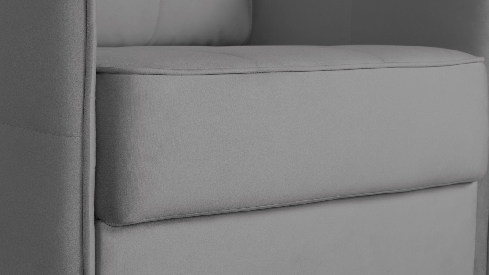 Кресло Amani Pro, Тк. Sky Velvet 08 (подлокотник: 5 см) 73.5x89 — купить в Озерце