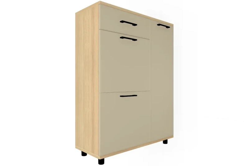 Тумба ТБ-5002-АС-КМ (Ясень Асахи/Кашемир Матовый) — Мебель-центр Озерцо