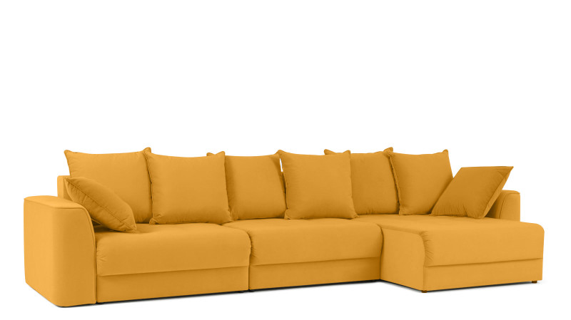 Диван угловой Monako New, Тк. Sky Velvet 30 156x356 — купить в Озерце