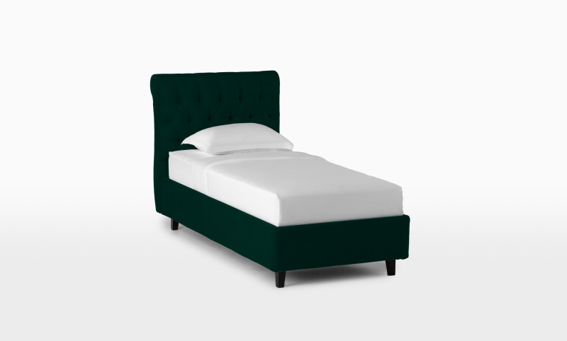 Кровать Allegro, ткань Sky Velvet 42, 90x200 - купить в Озерце