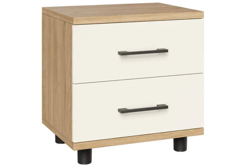 Тумба ТБ-5062-ГС-КМ (Гикори Джексон Светлый/Кашемир Матовый) — Мебель-центр Озерцо