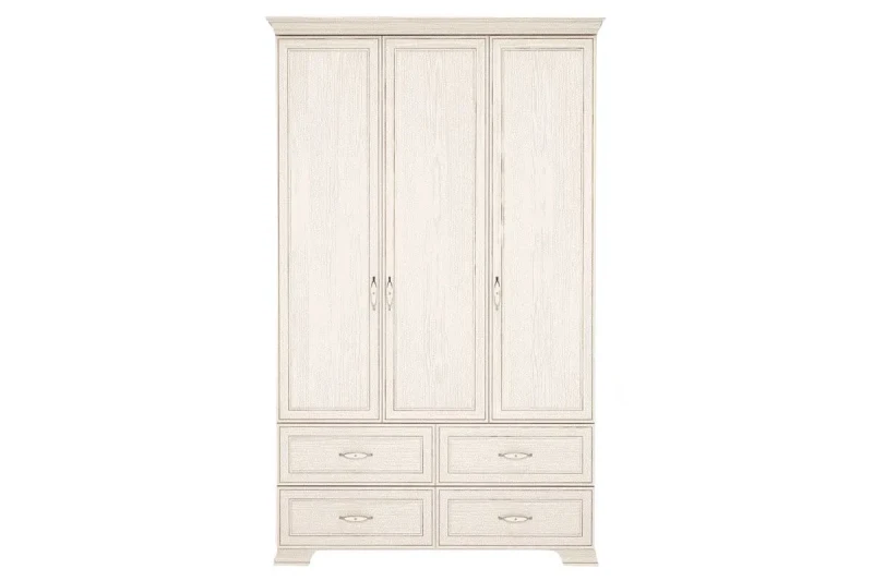 Венеция 1 Шкаф для одежды 3-х дв с ящиками (без зеркала) в мебель-центре Озерцо