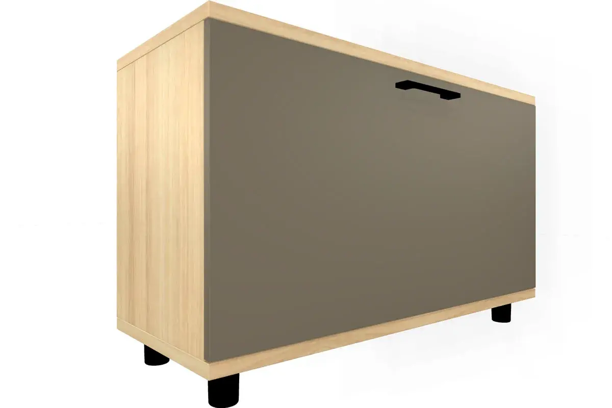 Прихожая Грейс комплект 9 (Ясень Асахи/Латте Матовый) — Мебель-центр Озерцо