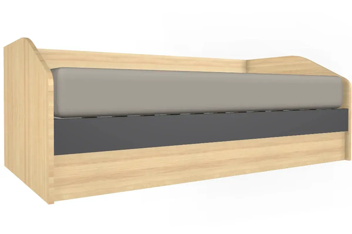 Детская Грейс композиция 4 (Ясень Асахи/Антрацит Матовый) — Мебель-центр Озерцо