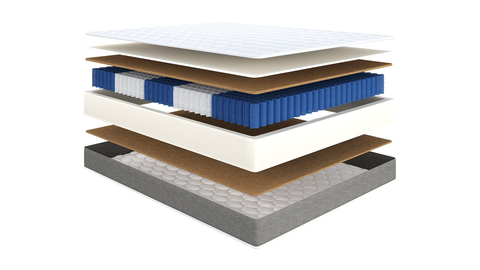 Матрас с разной жесткостью сторон Basic Optima Hard, 90x190 - купить в Озерце