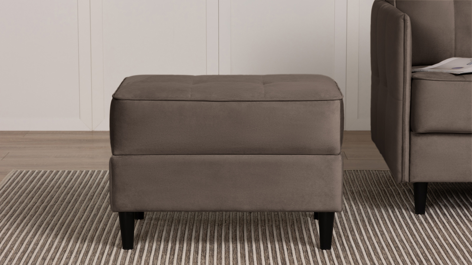 Пуф Amani Pro, Тк. Тк. Sky Velvet 02 53x68 — купить в Озерце