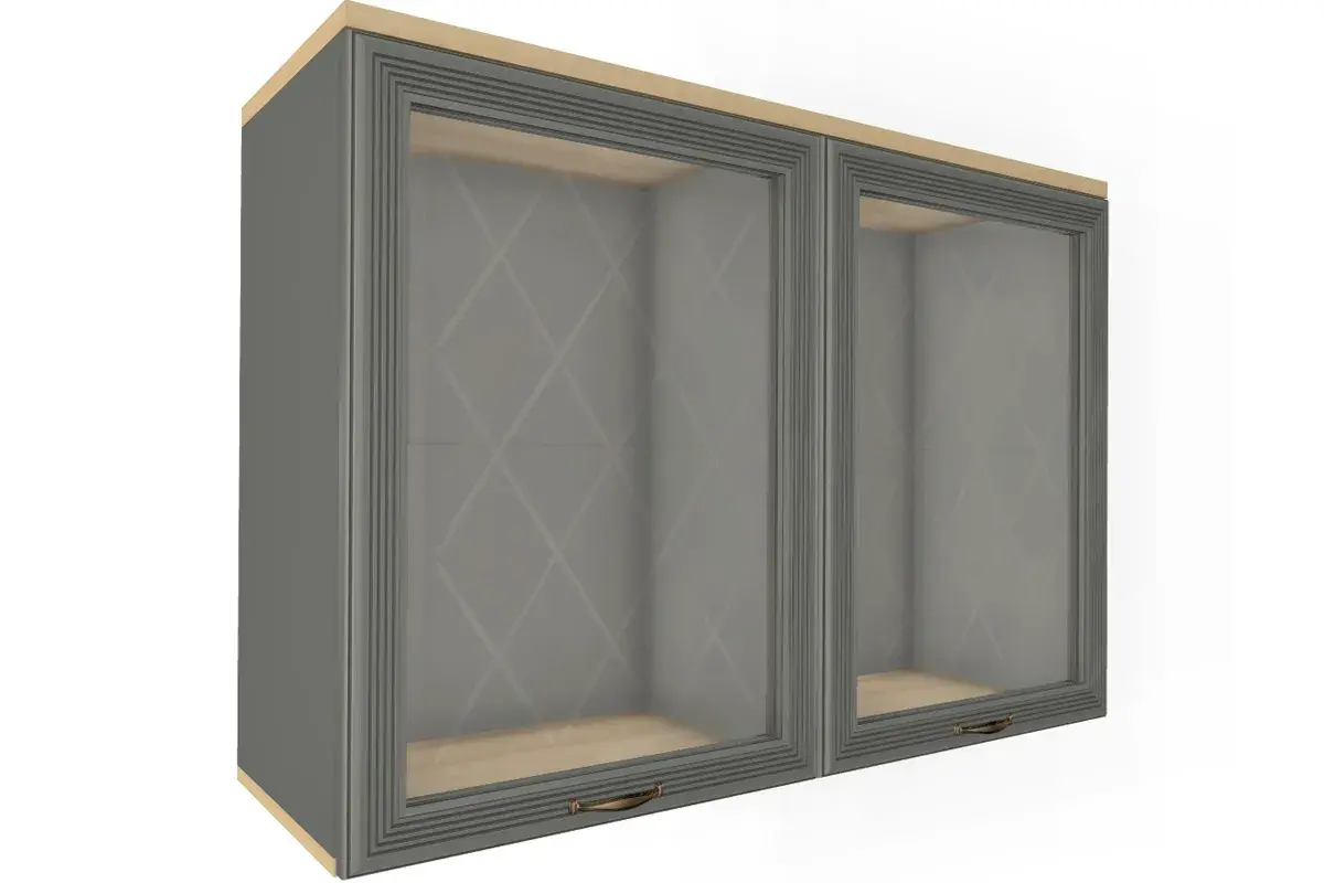 Гостиная Карина комплект 1 (Ясень Асахи/Серый Оникс) — Мебель-центр Озерцо