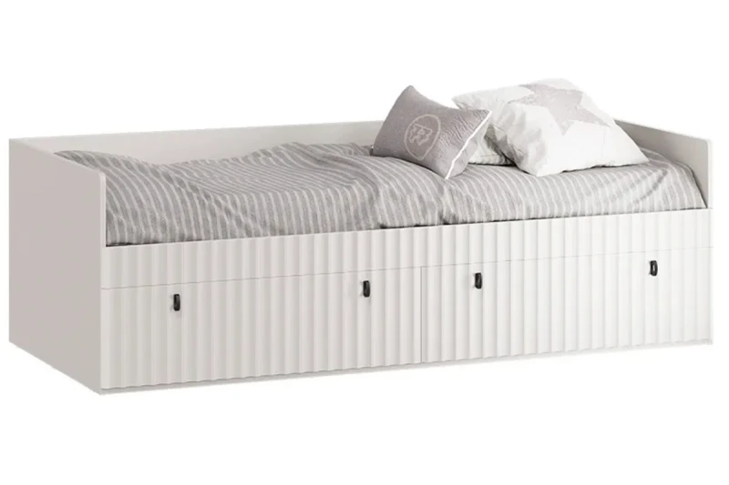 Кровать комбинированная Тиффани (900) Тип 1 (Кашемир / Кашемир матовый) - купить в Озерце