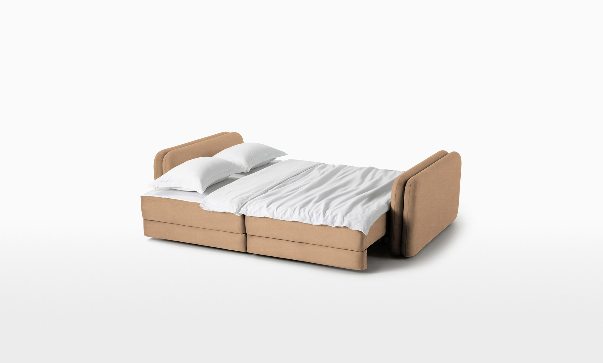 Диван Twins, 2-х секционный, ткань Casanova Beige (ширина подлокотника:21) — купить в Озерце