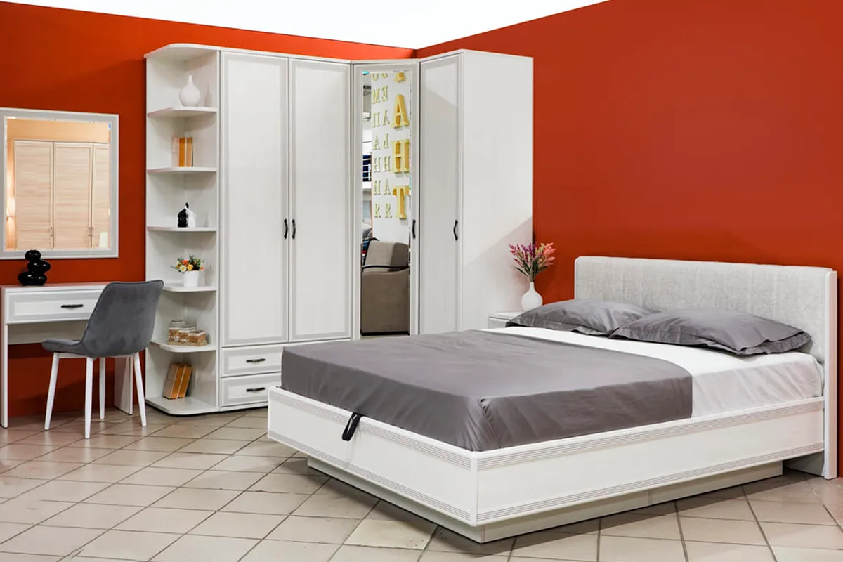 Шкаф ШК-1022 (Снежный Ясень) в мебель-центре Озерцо