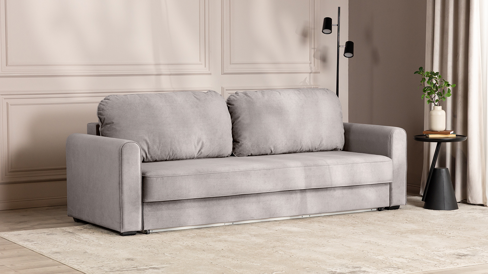 Диван -кровать Magni ткань Casanova Grey 96x233 — купить в Озерце