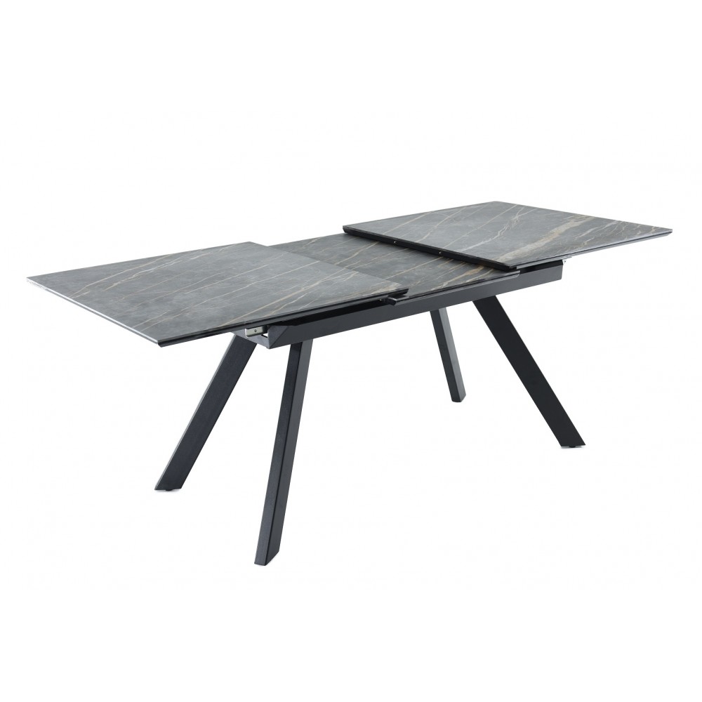 Стол COMO керамика 90*160 Noir desir bocciardato - купить в Озерце
