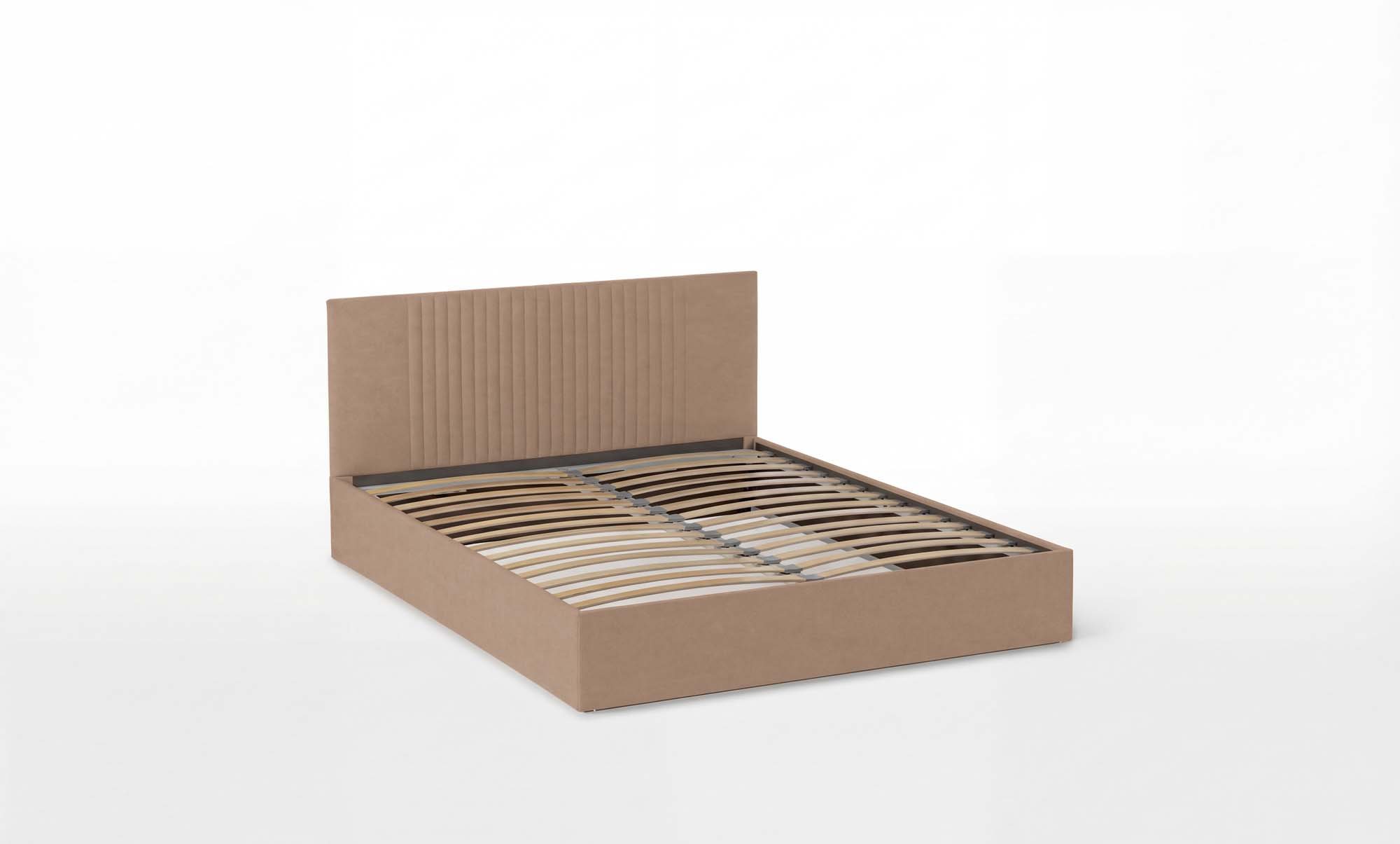 Кровать Simple, ткань Casanova Stone, 160x200 - купить в Озерце