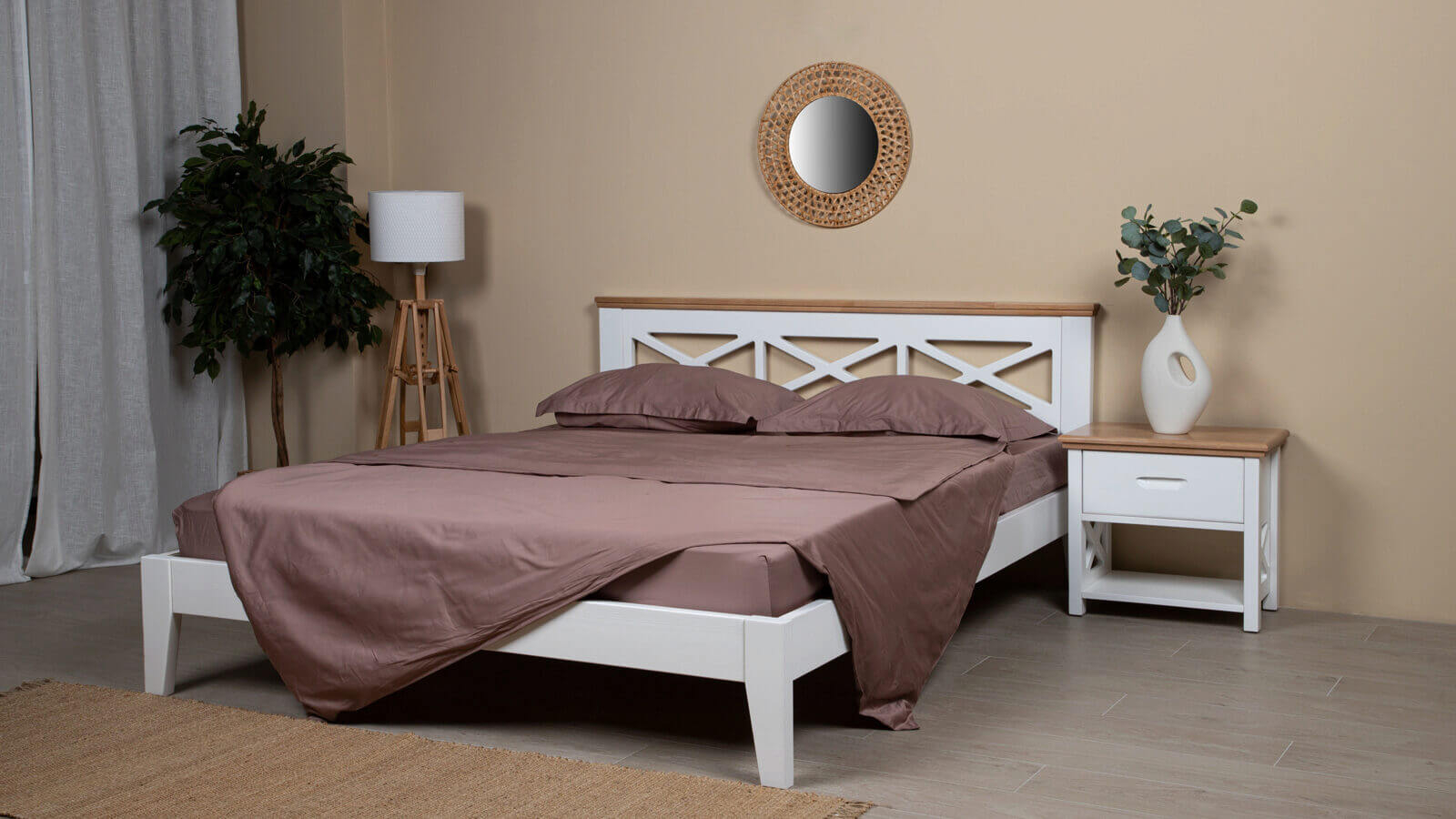 Постельное белье Home Капучино 172x205, без простыни в мебель-центре Озерцо