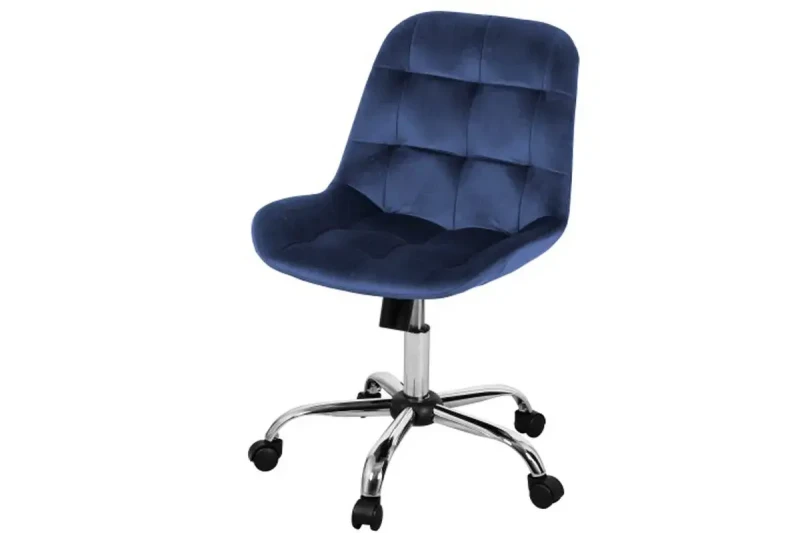 Стул Тоскана-лифт (каркас эмаль/Велюр Velluto 25 темно-синий) СРП-333 — Мебель-центр Озерцо