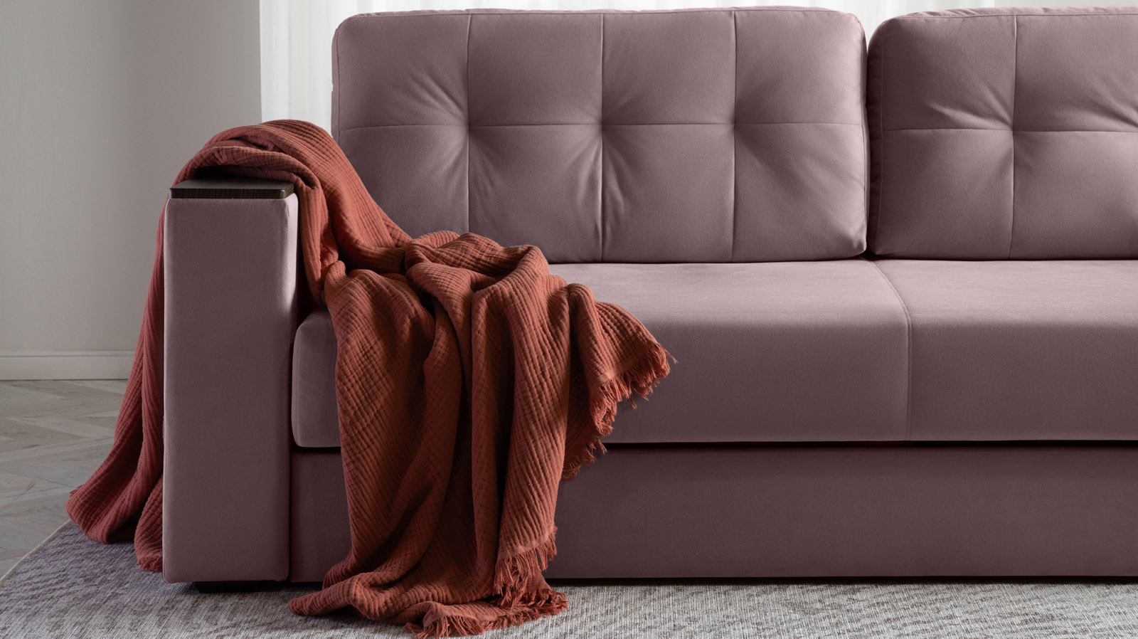 Диван Loko Pro Тк. Casanova Lilac 113x243 — купить в Озерце