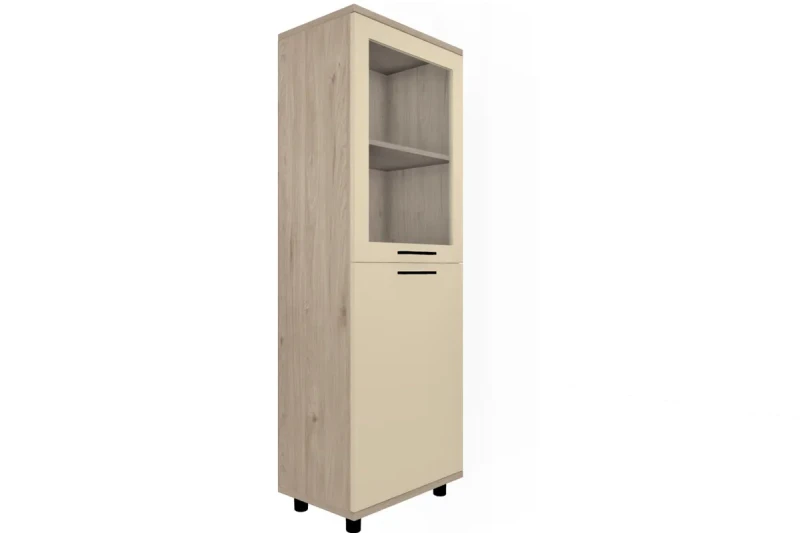 Шкаф многоцелевой ШК-5085-ГС-КМ (Гикори Джексон Светлый/Кашемир Матовый) в мебель-центре Озерцо