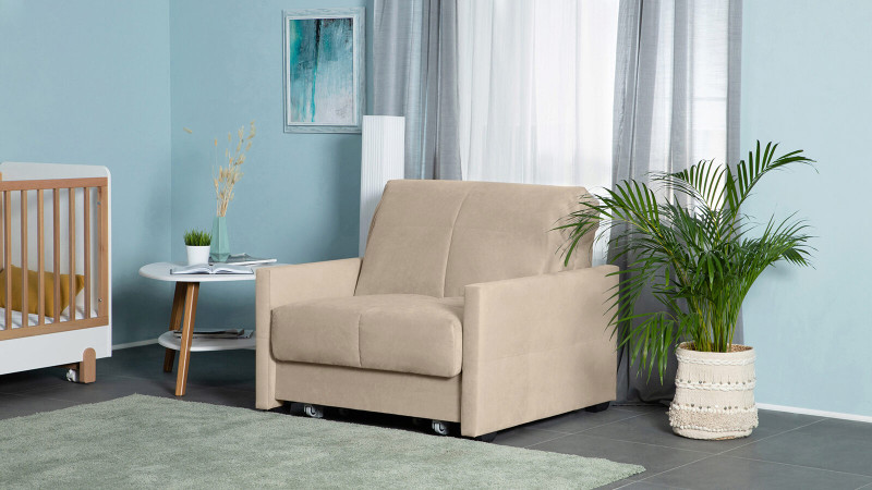 Кресло-кровать Carina Nova Sky velvet 21 80x205 — купить в Озерце