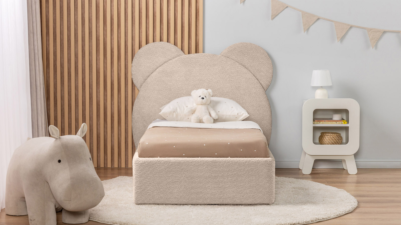 Детская кровать Boo 2.0 Тк. Casanova Milk 80x160 — Мебель-центр Озерцо