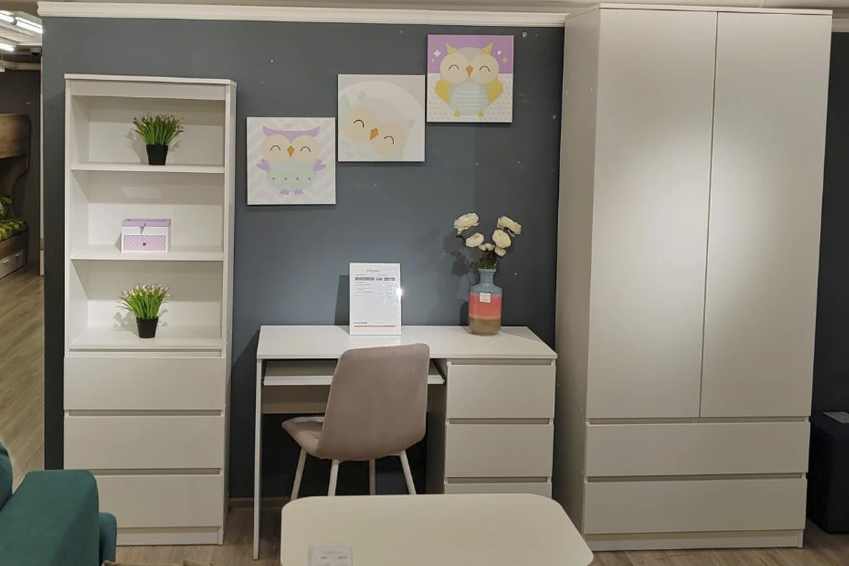 Детская Ницца №1 (Белый) — Мебель-центр Озерцо