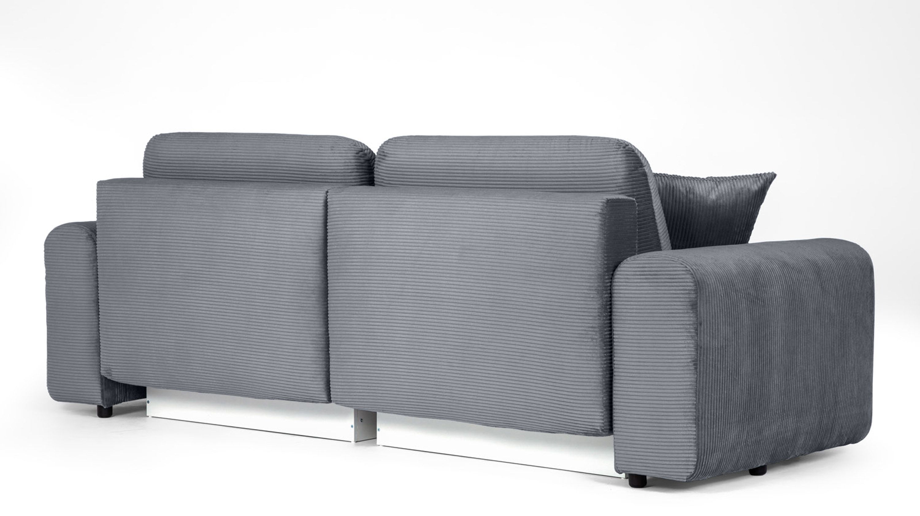 Диван -кровать угловой Raklet ткань Cilium Grafit 156x258 — купить в Озерце