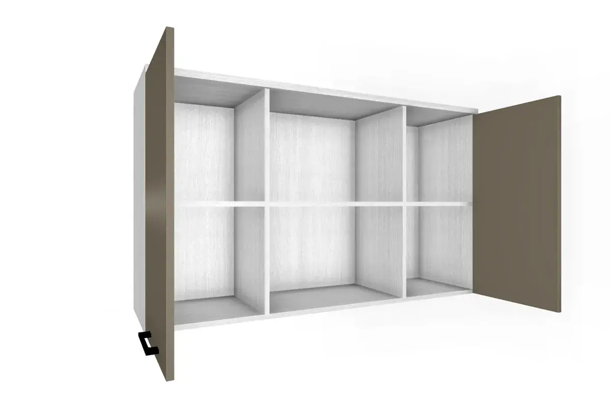 Антресоль АН-5025-СЯ-ЛМ (Снежный Ясень/Латте Матовый) в мебель-центре Озерцо