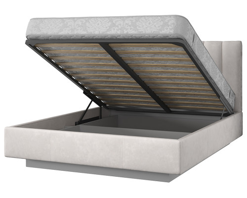 Кровать Сабрина 160 с подъемником. Цвет Nebby 001 - купить в Озерце