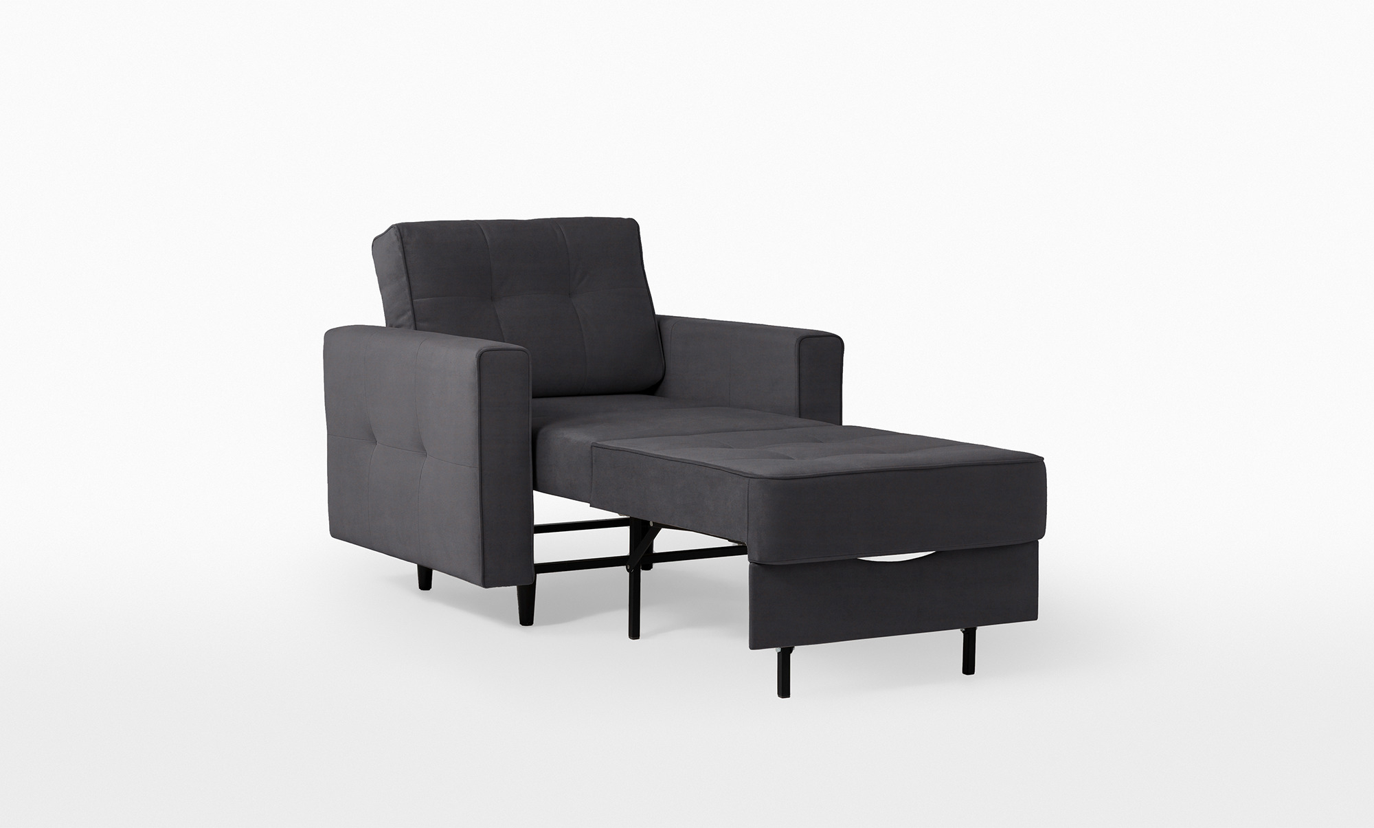 Кресло -кровать Amani Pro, ткань Sky Velvet 38 (подлокотник: 15 см) — купить в Озерце