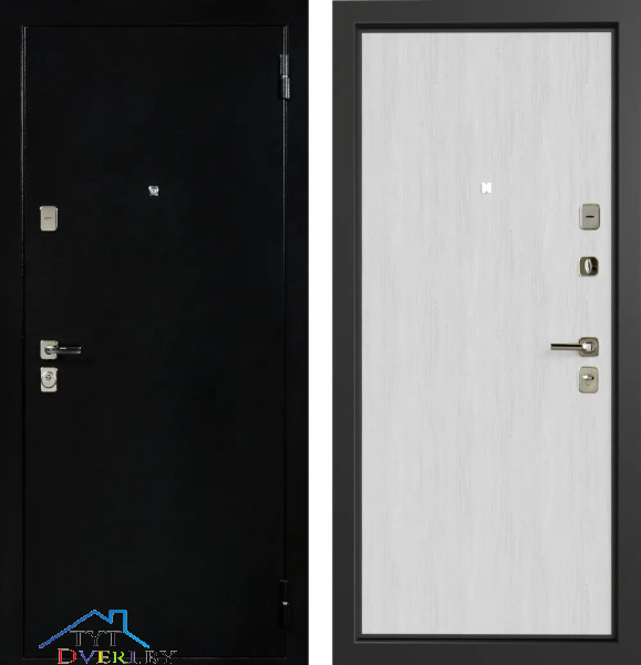 TR 17 Без фрезеровки Букле черный - ЮП-13 Artic Oak