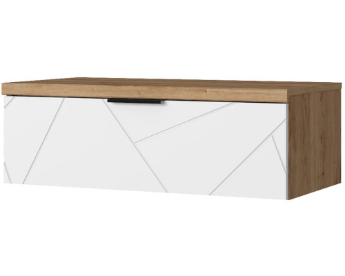 Кайлас Дуб наварра / эко джелато Тумба навесная 1S-1 - заказать на Ozerco.com Кайлас Дуб наварра / эко джелато Тумба навесная 1S-1 — Мебель-центр Озерцо